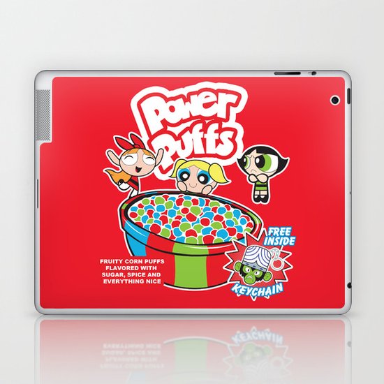 Power Puffs Cereal Laptop & iPad Skin