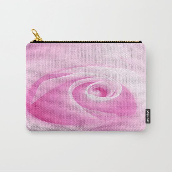 Pink Rose Carry-All Pouch