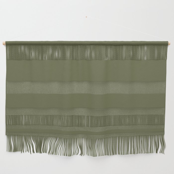 Dark Green Solid Color Hue Shade - Patternless Wall Hanging