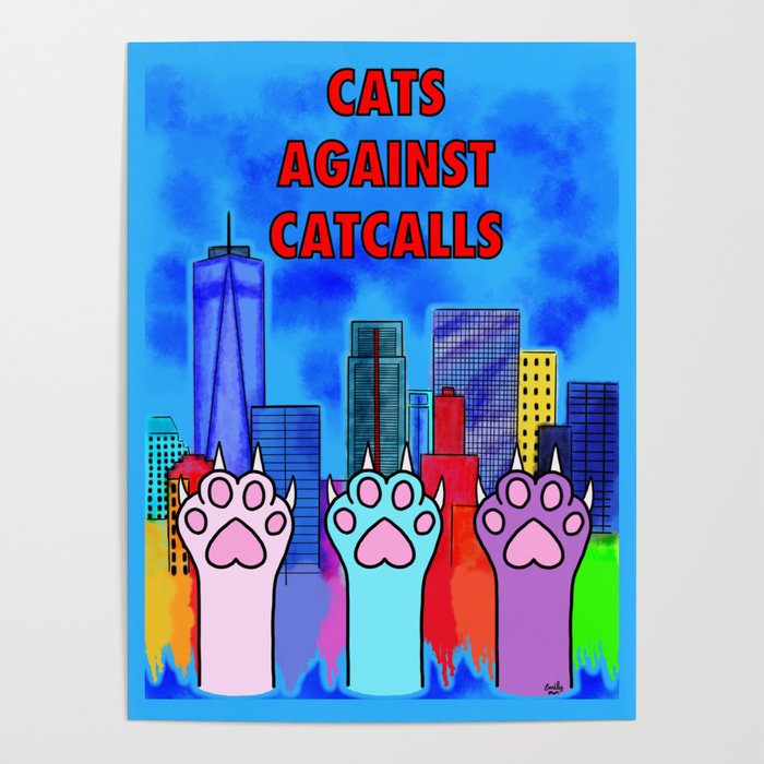 Cats Against Catcalling Poster