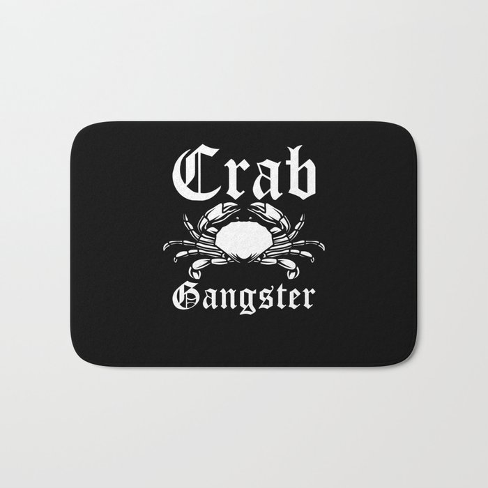 Crab Gangster Bath Mat