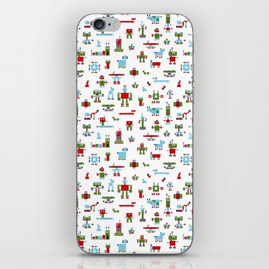 Robots-RGB iPhone & iPod Skin