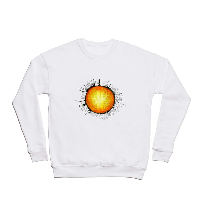 The Sun Who Wanted A Cup Of Strong Espresso Crewneck Sweatshirt