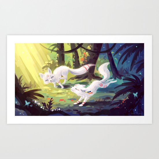 Follow Me Art Print