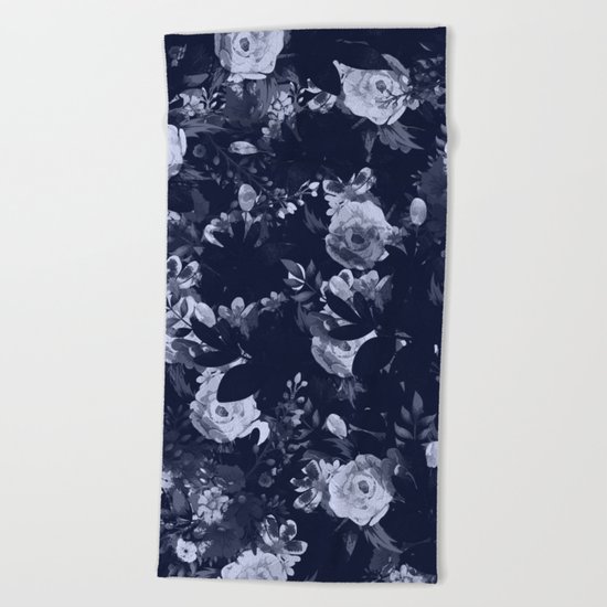 Night Botanical Garden II Beach Towel