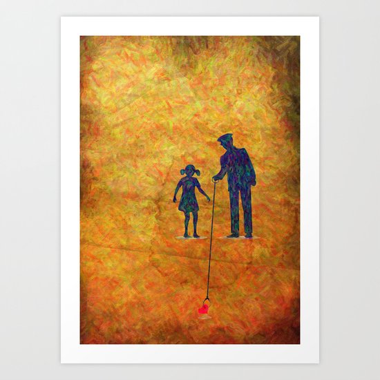 Fallen Love Art Print