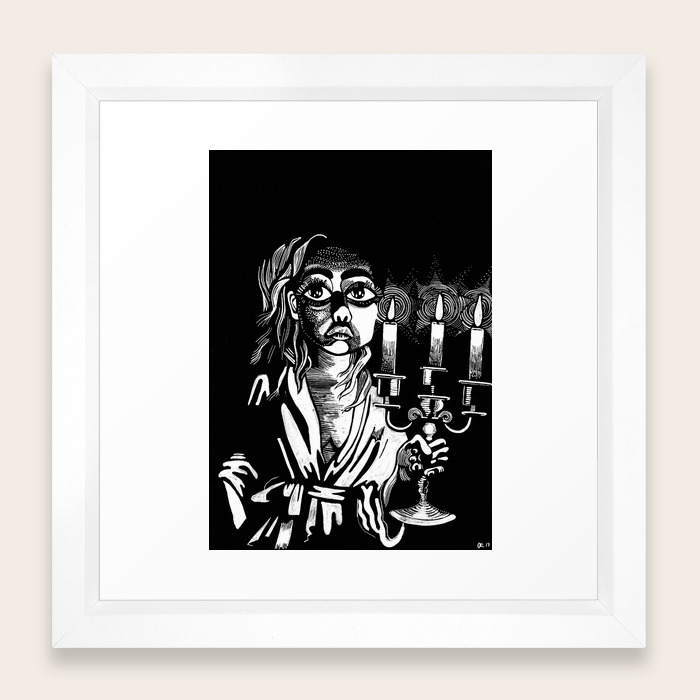 Female Gothic Framed Art Print By Oliviaekelund Society6 Offer ends tonight at midnight est. society6