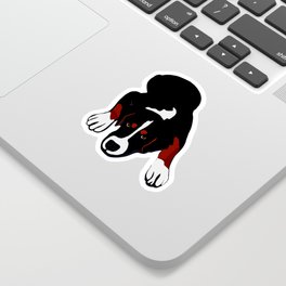 Cute Pet Art Sticker | Digital, Pet, Funny, Teen, Him, Swissy, Hound, Painting, Mountain, Gift 