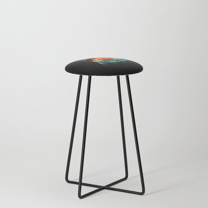 Circus The Main Attraction Circus Tent Counter Stool