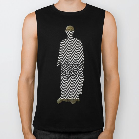 Statue statically Green Biker Tank