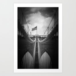 Brooklyn Bridge | USA | New York | Fine art urban travel photography print | Art Print Art Print