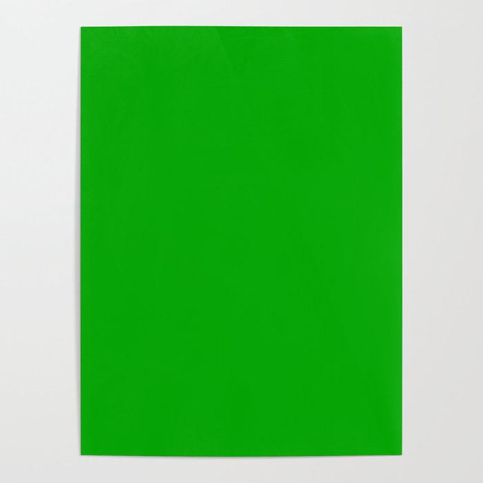 Monochrome green 0-170-0 Poster