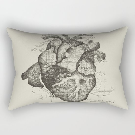 Restless Heart Rectangular Pillow