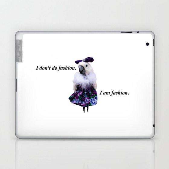 Fashionista Cockatoo Laptop & iPad Skin