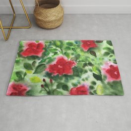 Red Roses Rug