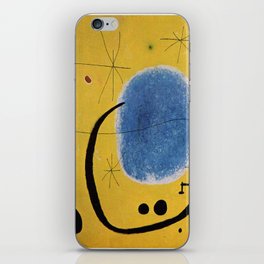 Joan Miro The Gold Of The Azure iPhone Skin