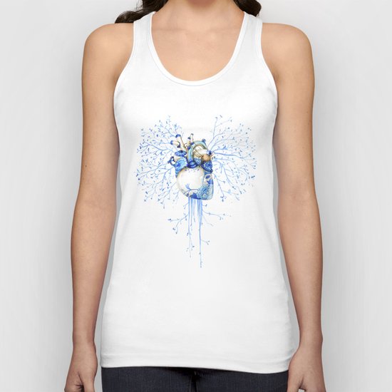 Porcelain Unisex Tank Top