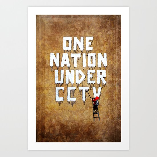 Big Brother is Watching Art Print