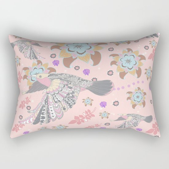 Happy flying Rectangular Pillow