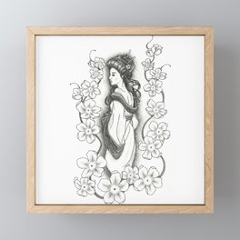 Geisha Framed Mini Art Print