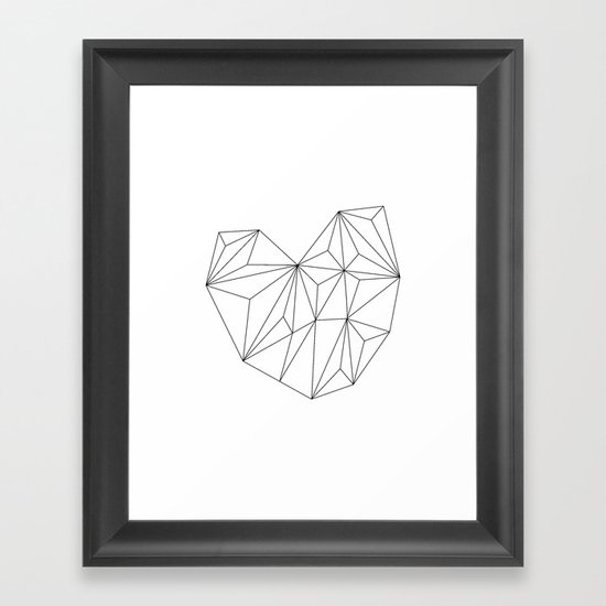 Heart Framed Art Print