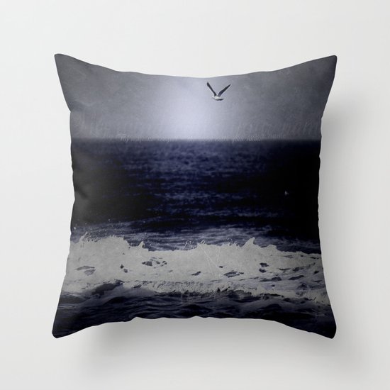 The wind calls your name Throw Pillow