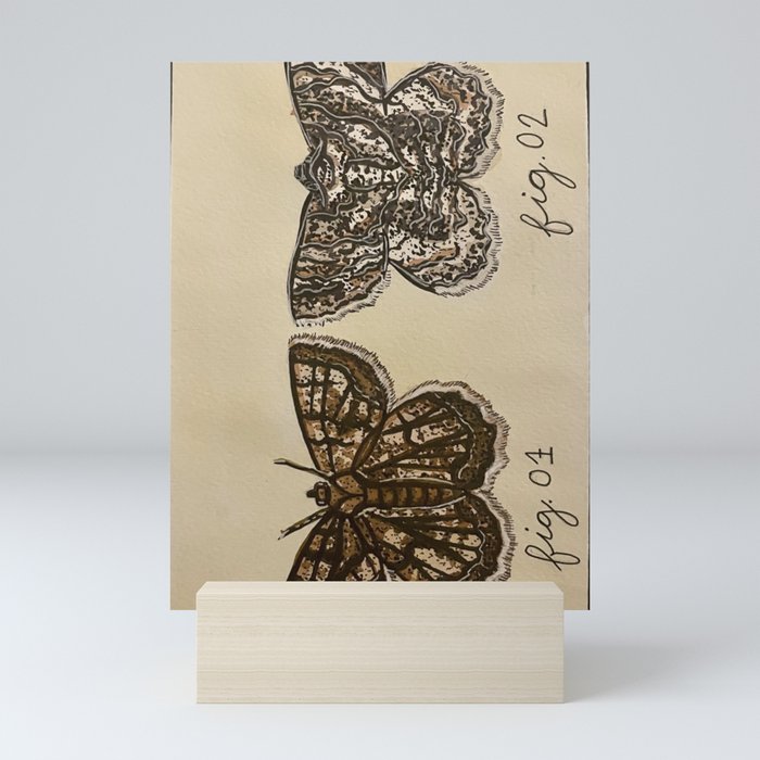 Moth Scientific Index Mini Art Print