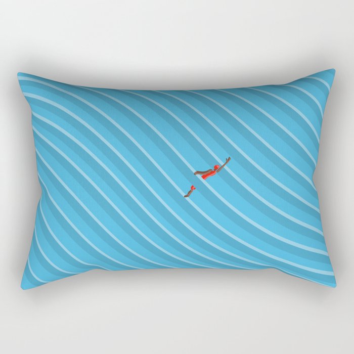 Wave hellow Rectangular Pillow