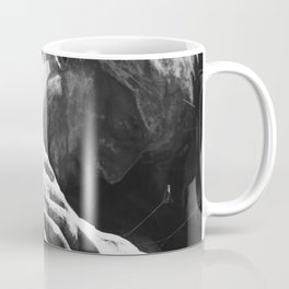 Stone Carving Statue - Photography black & white Coffee Mug
