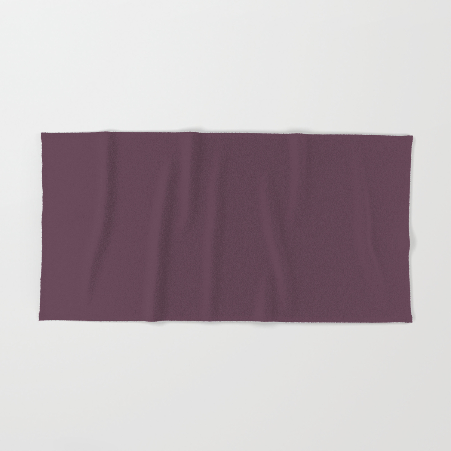 Deep Eggplant Purple Color Hand Bath Towel Deep Eggplant Purple Color Hand Bath Towel