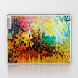 Distorted Zigzag Abstraction Laptop Skin