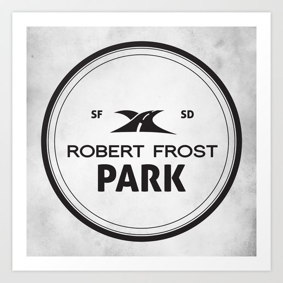 Robert Frost Park Art Print