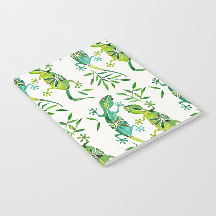 Geckos – Green Palette Notebook