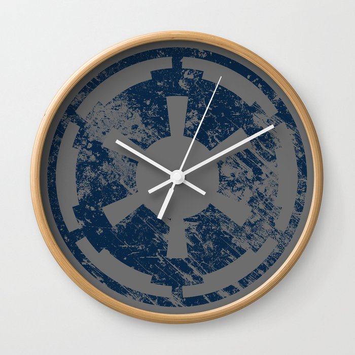 Galactic Empire (Blue) Wall Clock