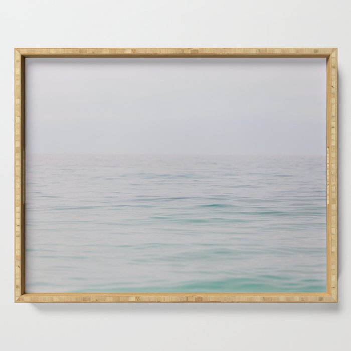 Rolling Waves - Lake Michigan Photography Serving Tray