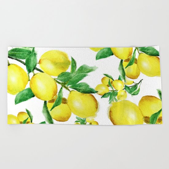 lemon Beach Towel
