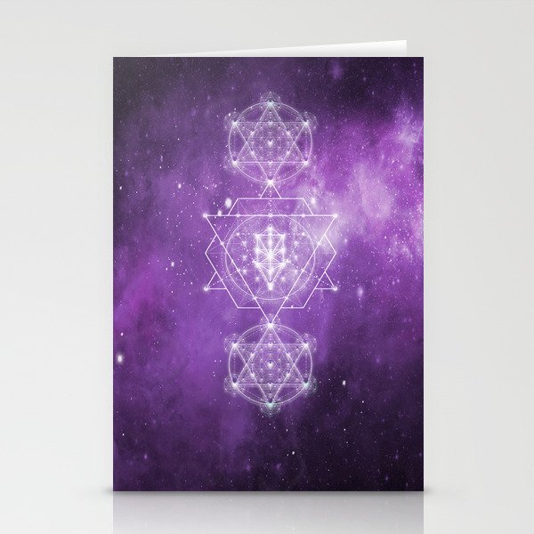 Sacred Geometry - We are Stardust Stationery Cards by Lucia | Society6