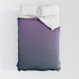 Purple and teal ombre Comforters