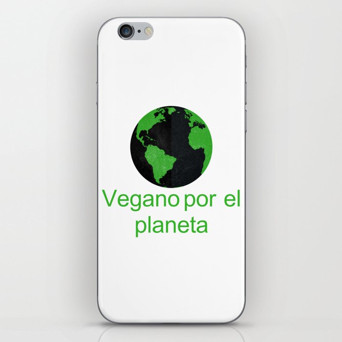 Vegano por el planeta | Vegan for the panet iPhone Skin