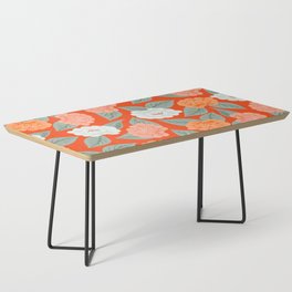Into the meadow - red, blue and orange Coffee Table