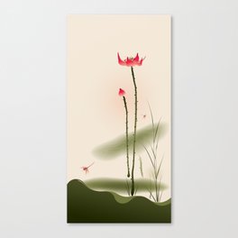 Oriental Lotus 002 Canvas Print