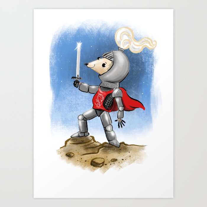 Mouse Knight Art Print