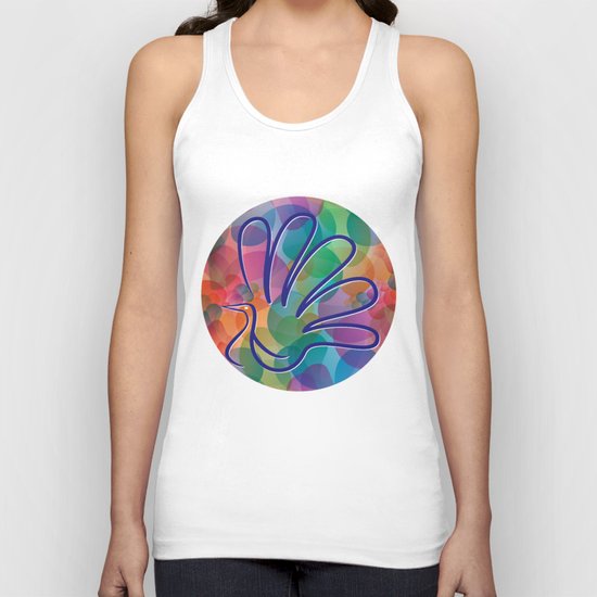 Peacock - Five-finger gloves Unisex Tank Top