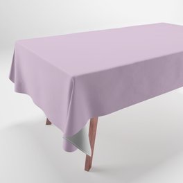 Wood Violet light pastel mauve solid color modern abstract pattern Tablecloth