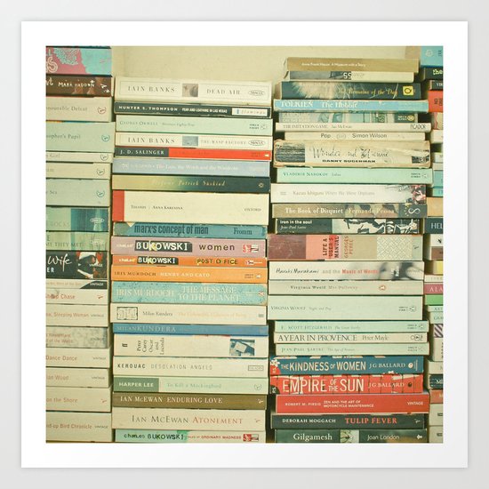 Bookworm Art Print