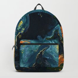 Liquid Starry Night Backpack