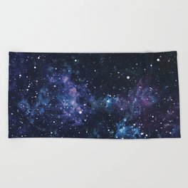Interstellar Space Galaxy Design Beach Towel