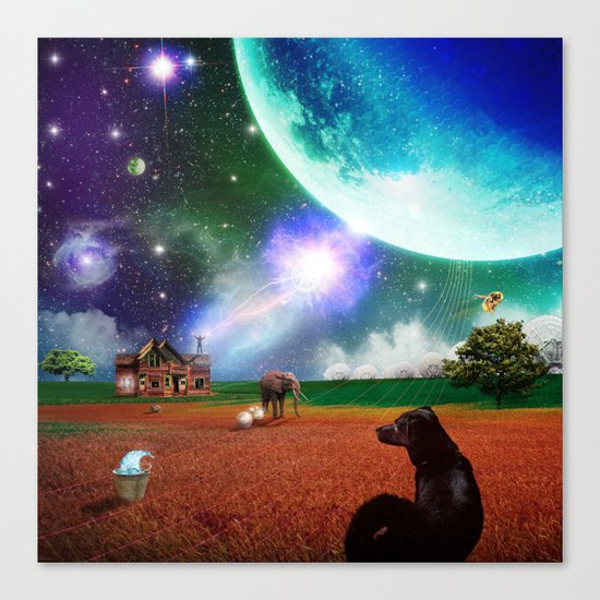 A Most Unusual Evening Canvas Print