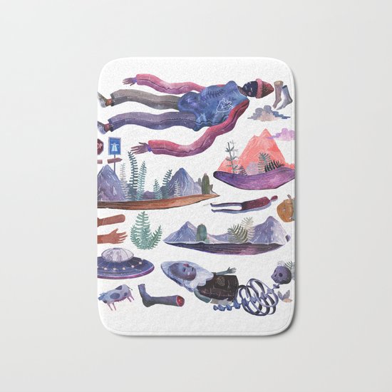 some brain issues Bath Mat