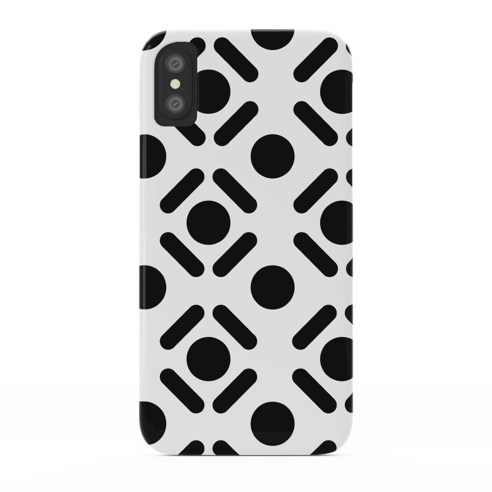 Pattern In Black And White Phone Case by baronykarony